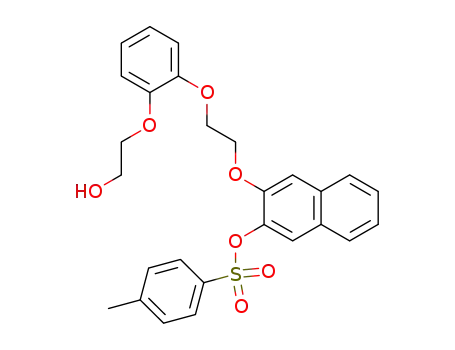 Toluene-4-sulfonic acid 3-{2-[2-(2-hydroxy-ethoxy)-phenoxy]-ethoxy}-naphthalen-2-yl ester