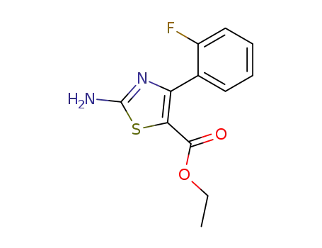 2-아미노-4-(2-플루오로페닐)-5-티아졸카복실산 에틸 에스테르
