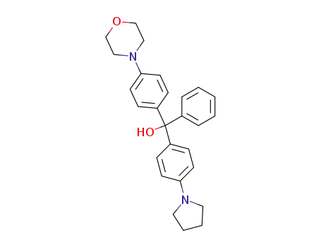 4-morpholino-4'-pyrrolidinotriphenylmethanol