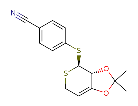 4-cyanophenyl 2,3-O-isopropylidene-1,5-dithio-β-D-glycero-pent-3-enopyranoside