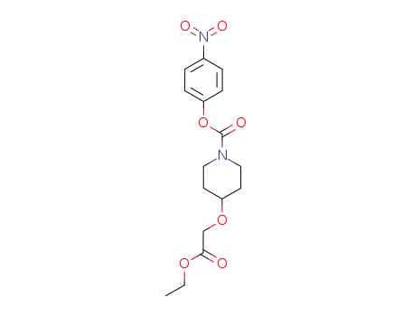4-nitrophenyl 4-(2-ethoxy-2-oxoethoxy)-1-piperidinecarboxylate