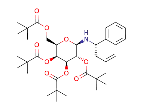 N-(2,3,4,6-Tetra-O-pivaloyl-β-D-galactopyranosyl)-1(S)-amino-1-phenyl-3-butene