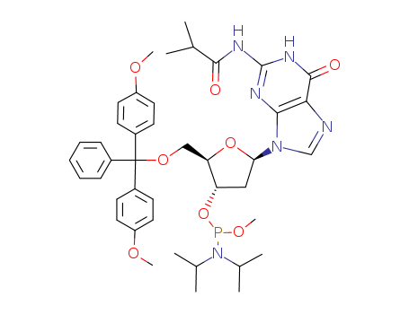 5'-O-(4,4'-DIMETHOXYTRITYL)-N2-ISOBUTYRYL-2'-DEOXYGUANOSINE-3'-(METHYL-N,N-DIISOPROPYL)PHOSPHOR