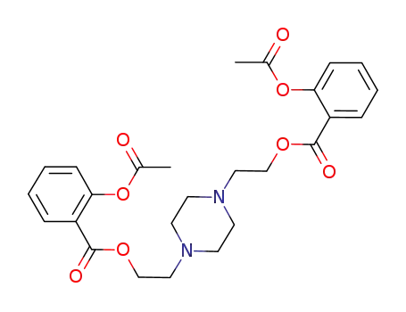 Molecular Structure of 79874-85-4 (1,4-Bis(2-(acetylsalicyloyloxy)ethyl)piperazine)