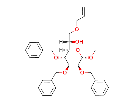 methyl 7-O-allyl-2,3,4-tri-O-benzyl-L-glycero-α-D-manno-heptopyranoside