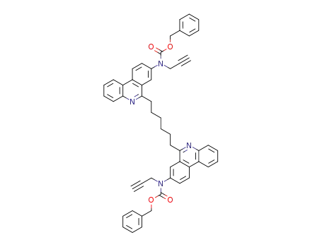 1,6-bis[(8-propargylbenzyloxycarbonylamino)-6-phenanthridinyl]-hexane