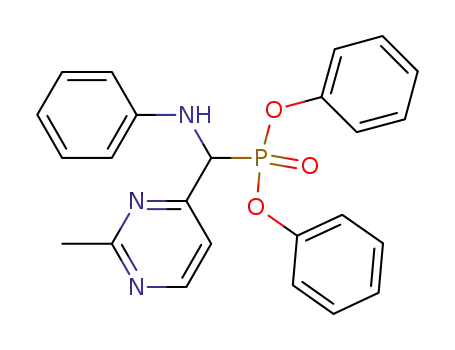 Phosphonic acid, [(2-methyl-4-pyrimidinyl)(phenylamino)methyl]-,
diphenyl ester