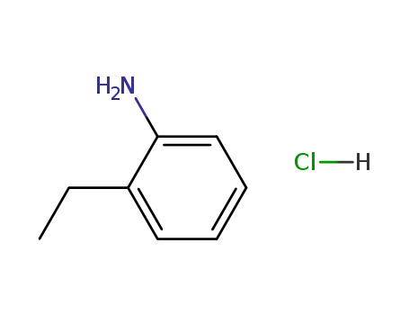 Molecular Structure of 50522-37-7 (Benzenamine, 2-ethyl-, hydrochloride)