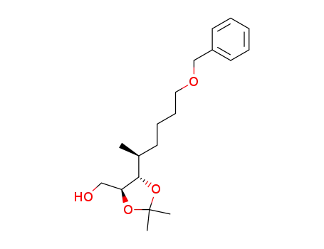 [(4S,5S)-5-((S)-5-Benzyloxy-1-methyl-pentyl)-2,2-dimethyl-[1,3]dioxolan-4-yl]-methanol