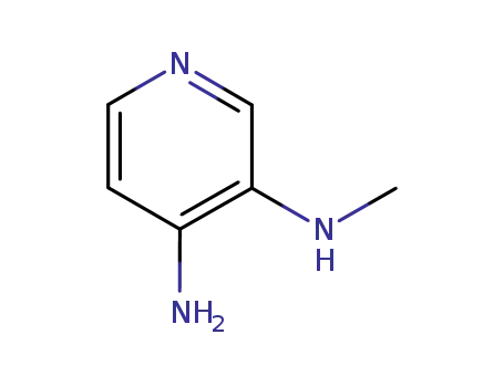 Molecular Structure of 1796-73-2 (3,4-Pyridinediamine,N3-methyl-(9CI))