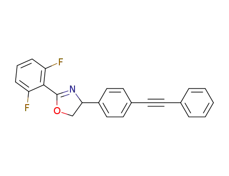 2-(2,6-Difluorophenyl)-4-[(4-phenyl)ethynylphenyl]-4,5-dihydro-oxazole