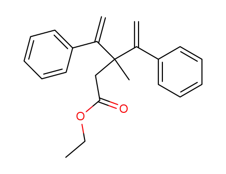 ethyl 3-methyl-4-phenyl-3-(1-phenylvinyl)pent-4-enoate