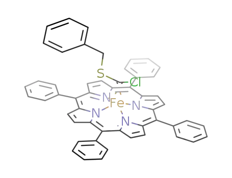 iron(II) tetraphenylporphyrin (thiobenzyl)chlorocarbene