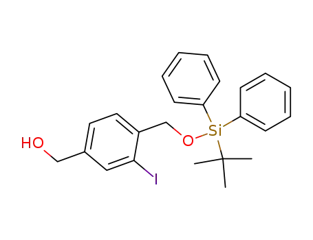 [4-(tert-Butyl-diphenyl-silanyloxymethyl)-3-iodo-phenyl]-methanol