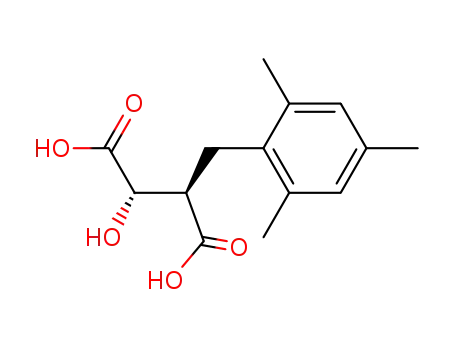 Butanedioic acid, 2-hydroxy-3-[(2,4,6-trimethylphenyl)methyl]-, (2S,3R)-