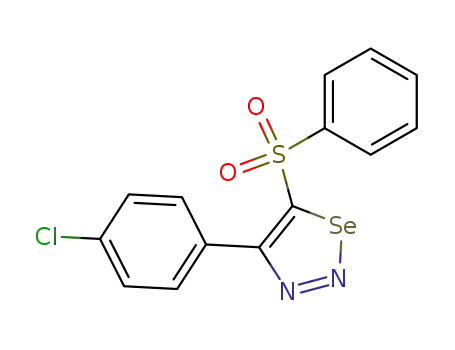 5-benzenesulfonyl-4-(4-chloro-phenyl)-[1,2,3]selenadiazole