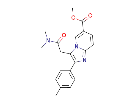 Molecular Structure of 917252-81-4 (Zolpidem 6-Carboxylic Acid Methyl Ester)