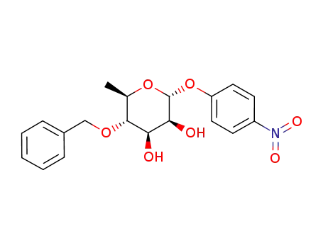 p-nitrophenyl 4-O-benzyl-6-deoxy-α-D-mannopyranoside