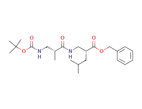 (R)-2-[((R)-3-tert-Butoxycarbonylamino-2-methyl-propionylamino)-methyl]-4-methyl-pentanoic acid benzyl ester