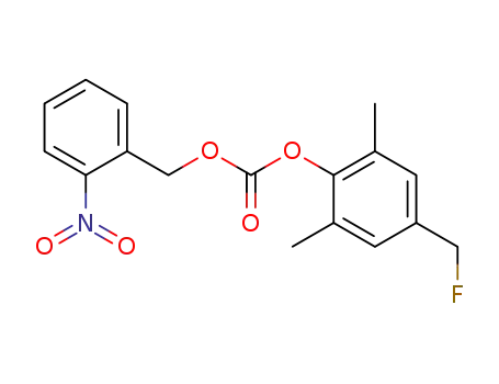 4-(2'-nitrobenzyloxycarbonyloxy)-3,5-dimethylbenzyl fluoride
