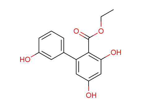 3,3',5-trihydroxybiphenyl-2-carboxylic acid ethyl ester