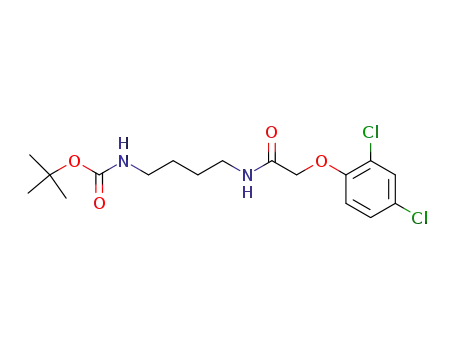 N-(tert-butoxycarbonyl)-N'-(2,4-dichlorophenoxy acetyl)-1,4-diamino butane