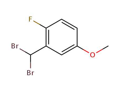 4-fluoro-3-dibromomethylanisole