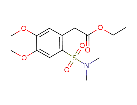 ethyl [2-(N,N-dimethylsulfamoyl)-4,5-dimethoxy-phenyl]acetate
