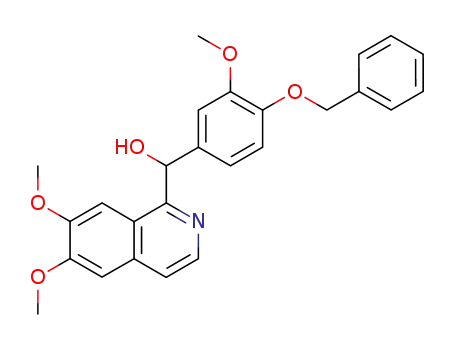 3'-Methoxy-4'-benzyloxyphenyl-1-(6,7-dimethoxyisoquinolyl)carbinol
