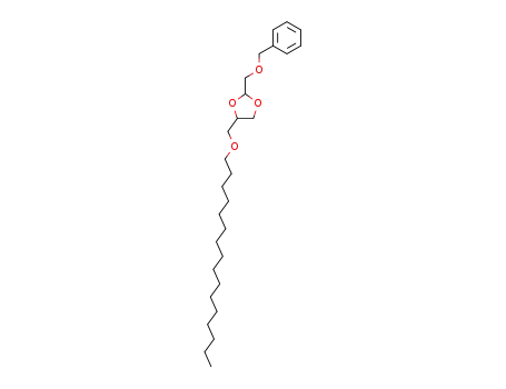 Molecular Structure of 133281-05-7 (5-Hexadecyloxymethyl-2-benzyloxymethyl-1,3-dioxolane)