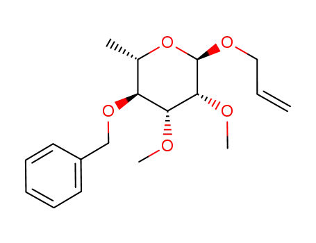 allyl 4-O-benzyl-2,3-di-O-methyl-α-L-rhamnopyranoside