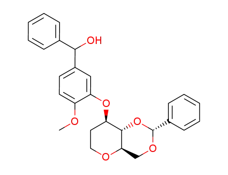[4-Methoxy-3-((2R,4aR,8R,8aS)-2-phenyl-hexahydro-pyrano[3,2-d][1,3]dioxin-8-yloxy)-phenyl]-phenyl-methanol