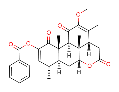 Benzoic acid (3aR,6aR,7aS,8S,11aS,11bS,11cS)-2-methoxy-3,8,11a,11c-tetramethyl-1,5,11-trioxo-1,3a,4,5,6a,7,7a,8,11,11a,11b,11c-dodecahydro-6-oxa-benzo[de]anthracen-10-yl ester