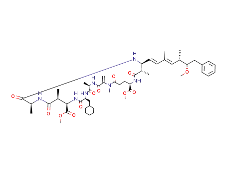 Cyclo-<Adda-D-iso-Glu(OMe)-MeΔAla-D-Ala-3-cyclohexyl-L-Ala-D-β-Me-iso-Asp(OMe)-L-Ala>