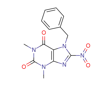 7-Benzyl-1,3-dimethyl-8-nitro-3,7-dihydro-1H-purine-2,6-dione