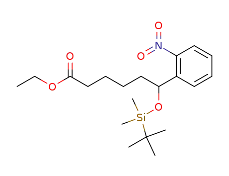 6-(tert-Butyl-dimethyl-silanyloxy)-6-(2-nitro-phenyl)-hexanoic acid ethyl ester