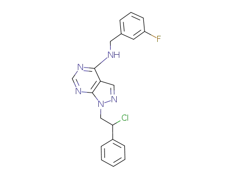 C<sub>20</sub>H<sub>17</sub>ClFN<sub>5</sub>