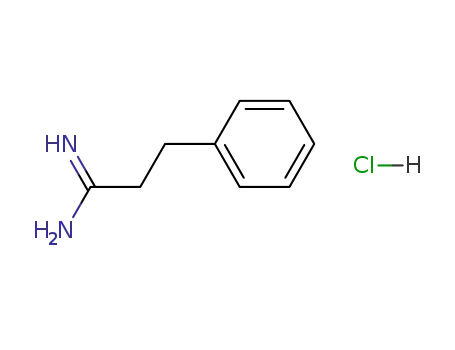Molecular Structure of 24441-89-2 (3-Phenyl-propionamidine HCl)