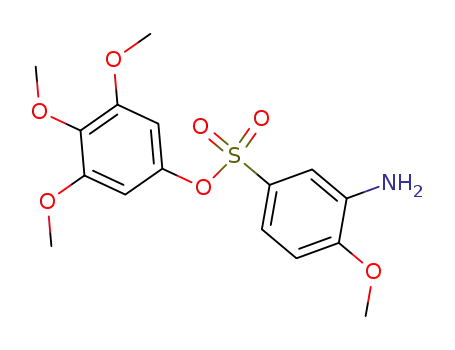 Benzenesulfonic acid, 3-amino-4-methoxy-, 3,4,5-trimethoxyphenyl
ester
