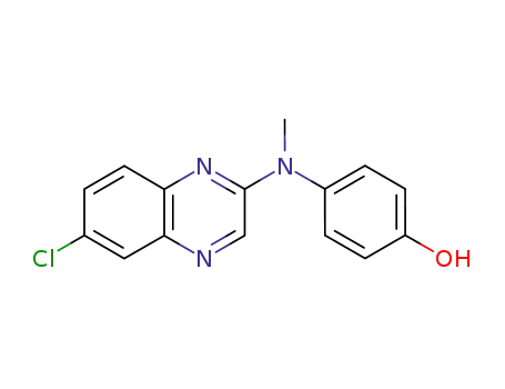 4-[N-methyl-N-(6-chloro-2-quinoxalinyl)amino]phenol