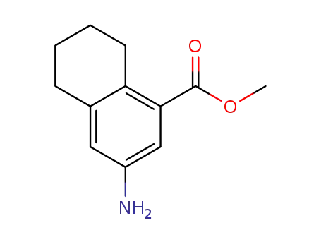 Molecular Structure of 383668-97-1 (1-Naphthalenecarboxylicacid,3-amino-5,6,7,8-tetrahydro-,methylester(9CI))