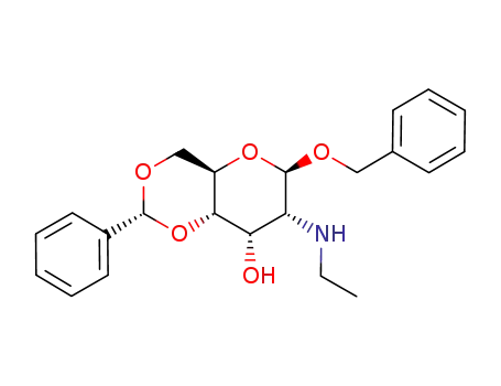 benzyl 4,6-O-benzylidene-2-deoxy-2-ethylamino-β-D-allopyranoside