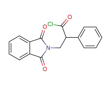 Molecular Structure of 54373-74-9 (2H-Isoindole-2-propanoyl chloride, 1,3-dihydro-1,3-dioxo-a-phenyl-)