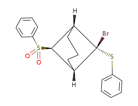 (1R,5S,6S,7R)-7-Benzenesulfonyl-6-bromo-6-phenylsulfanyl-bicyclo[3.1.1]heptane