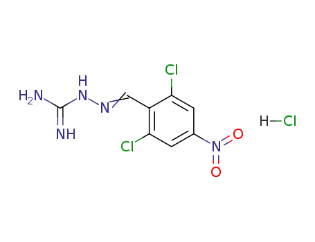 Hydrazinecarboximidamide, 2-[(2,6-dichloro-4-nitrophenyl)methylene]-,
monohydrochloride