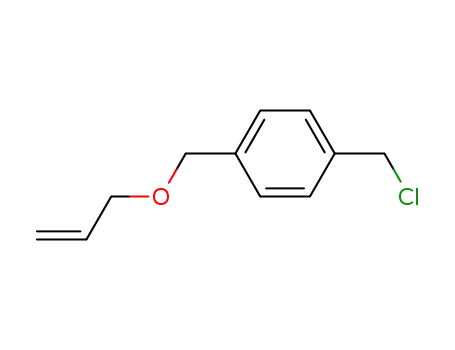 Molecular Structure of 350671-26-0 (4-Allyloxymethylbenzyl chloride)
