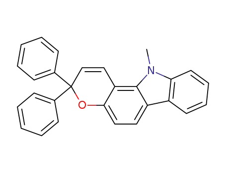 Pyrano[3,2-a]carbazole, 3,11-dihydro-11-methyl-3,3-diphenyl-