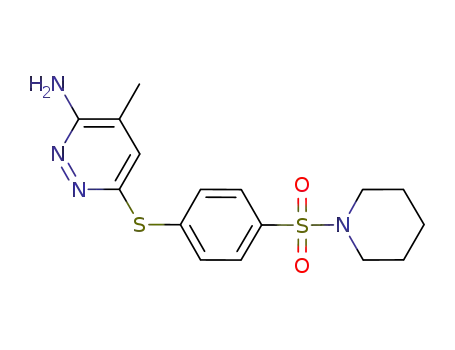 4-methyl-6-[4-(piperidine-1-sulfonyl)-phenylsulfanyl]-pyridazin-3-ylamine