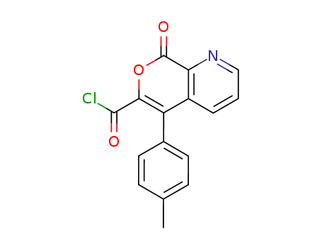 8-Oxo-5-p-tolyl-8H-pyrano[3,4-b]pyridine-6-carbonyl chloride