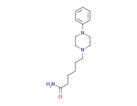 Molecular Structure of 72224-28-3 (6-(4-phenyl-piperazin-1-yl)-hexanoic acid amide)